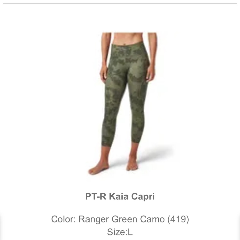 5.11 Kaia Capri in Ranger Green Camo